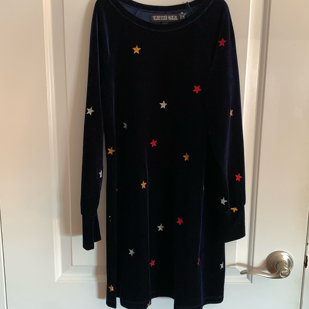 NWOT Trixxi Girl Crushed Velvet Dress